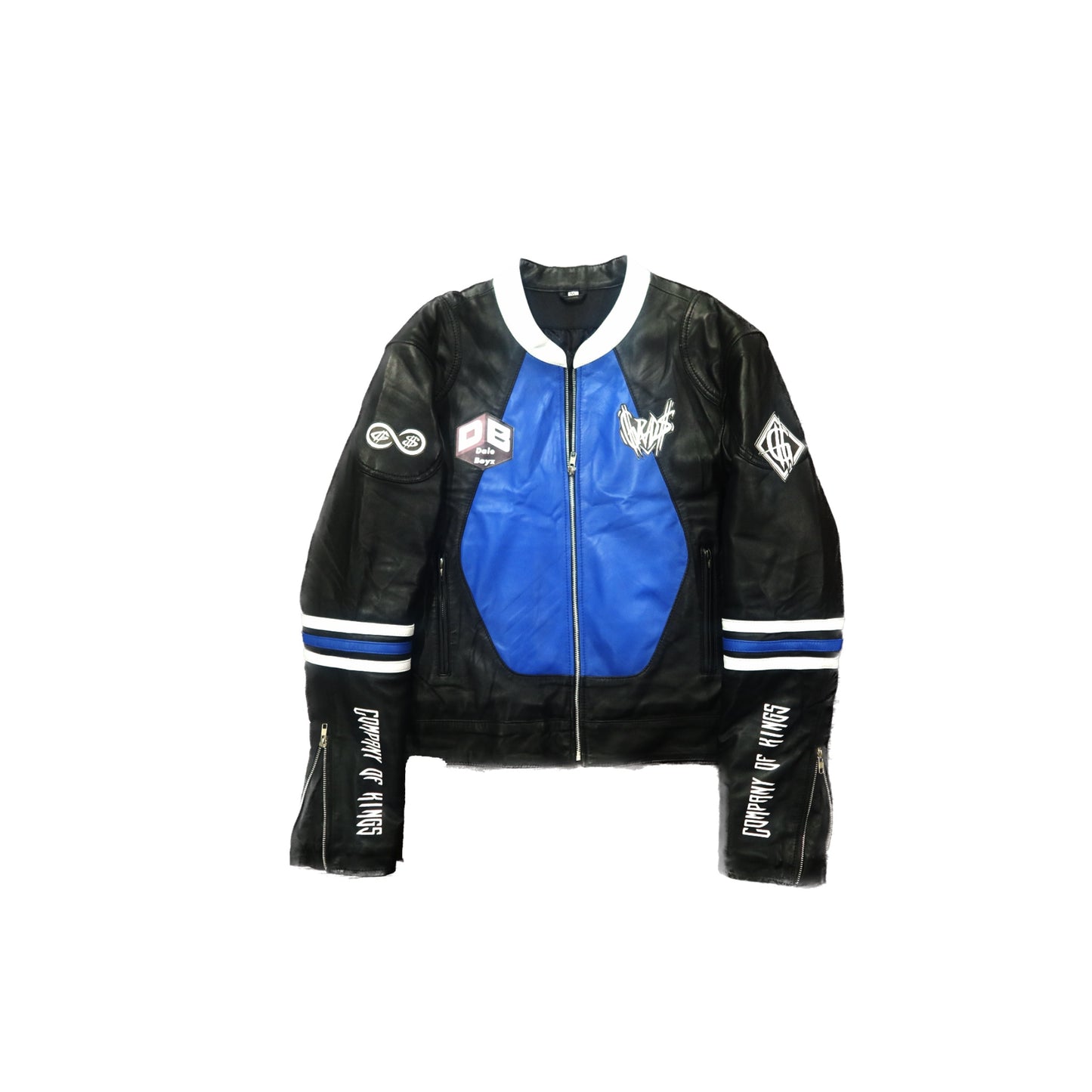 GENUINE LEATHER RACE CAR JACKET